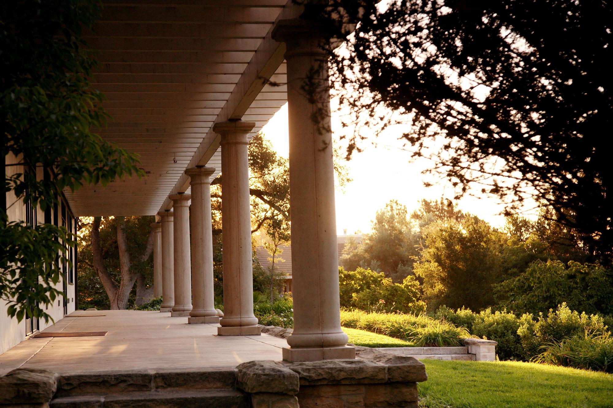 Kerrwood Hall pillars